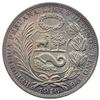 Image 2 : 1916 Peru Silver Un Sol CLOSELY UNCIRCULATED