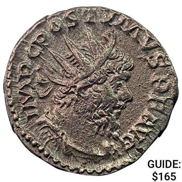 260-269 AD Romano-Gallic BI Double Denarius UNCIRCULATED