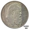 1911-D Bavaria Silver 2 Mark CHOICE AU
