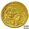 Byzantine Heraclius/Her. Constan Gold Solidus UNCIRCULATED