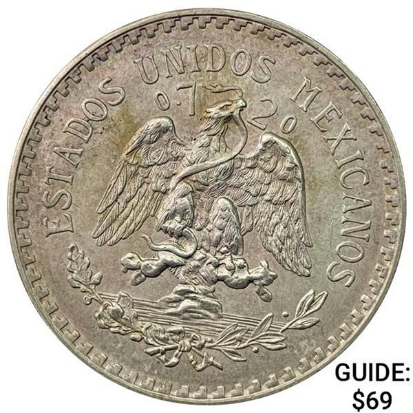 1940-M Mexico Silver Peso UNCIRCULATED