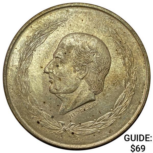 1952-M Mexico Silver 5 Peso Hildago UNCIRCULATED