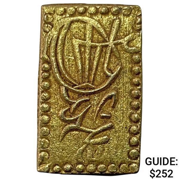 1868-1869 Japan .029oz Gold 2 Bu CLOSELY UNCIRCULATED