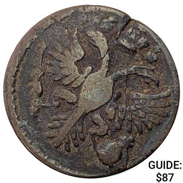 1731 Russia Sopper Denga NEARLY UNCIRCULATED