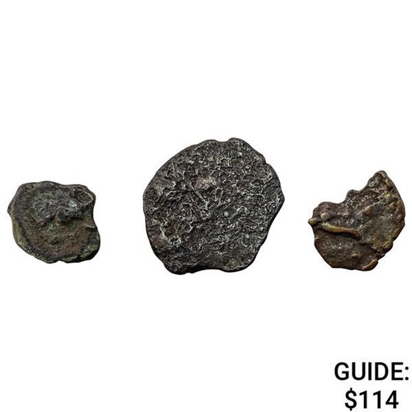 [3]103-76 BC Biblical Widow's Mites Luke 21:1-4 NEARLY UNCIRCULATED