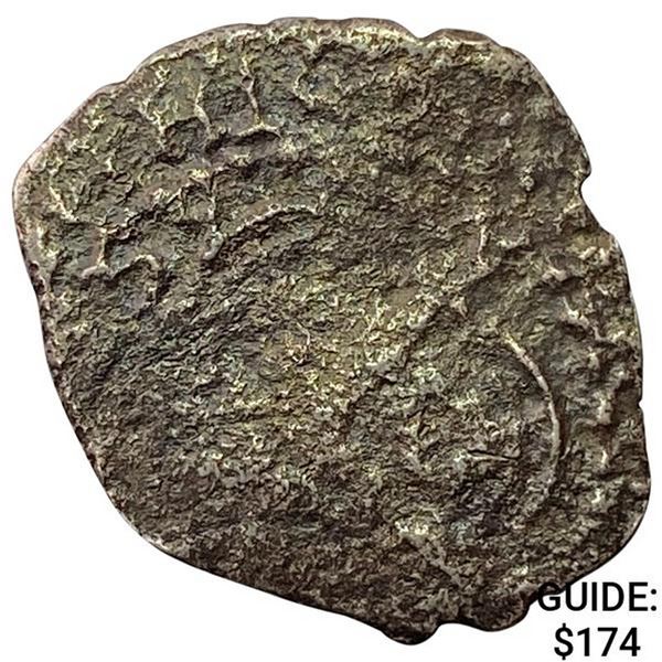 1500s-1600s Spanish Colonial Silver Cob NEARLY UNCIRCULATED