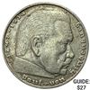 Image 1 : 1937-O Germany Silver 2 Reichsmarks CLOSELY UNCIRCULATED