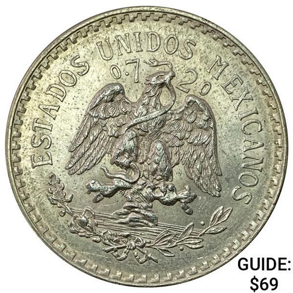 1940-M Mexico Silver Peso UNCIRCULATED