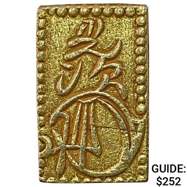 1868-1869 Japan .029oz Gold 2 Bu CLOSELY UNCIRCULATED