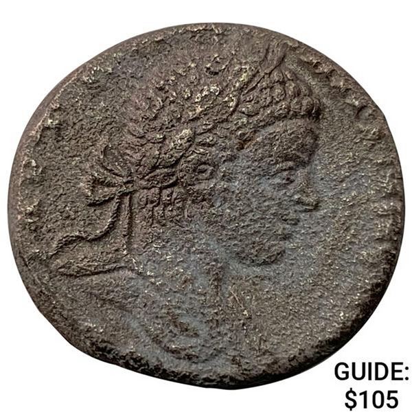 Roman Elagabalus 218-222 AD Silver Tetradrachm NEARLY UNCIRCULATED