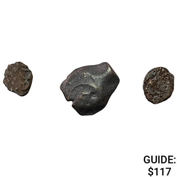 [3]103-76 BC Biblical Widow's Mite Mark 12:41-44 NEARLY UNCIRCULATED