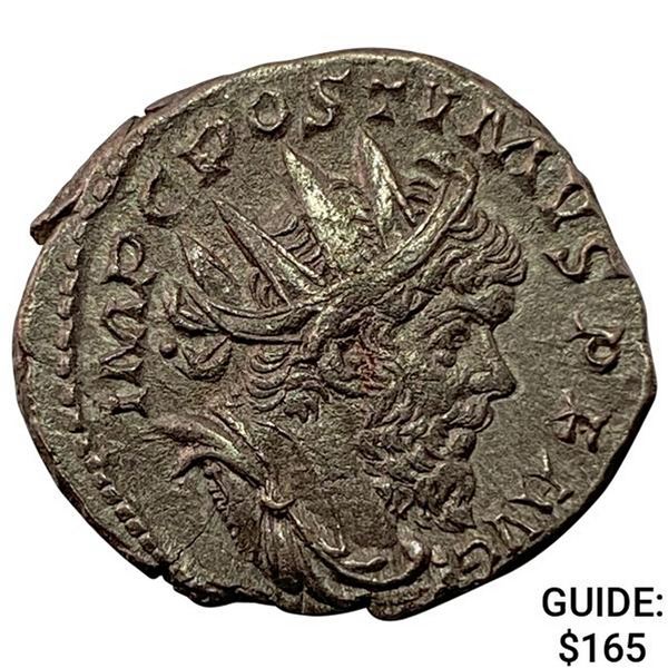 260-269 AD Romano-Gallic BI Double Denarius UNCIRCULATED
