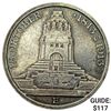 Image 1 : 1913-E Germany Silver 3 Mark UNCIRCULATED
