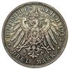 Image 2 : 1913-E Germany Silver 3 Mark UNCIRCULATED