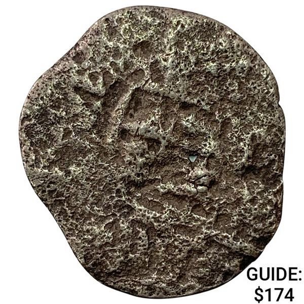 1500s-1600s Spanish Colonial Silver Cob NEARLY UNCIRCULATED
