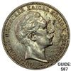 1912-A Prussia Silver 3 Mark CHOICE AU