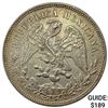1909Mo GV Mexico Silver Peso NEARLY UNCIRCULATED