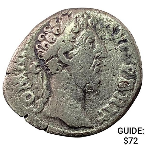 Roman Commodus 177-192 AD Silver Denarius NEARLY UNCIRCULATED