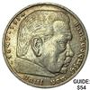 Image 1 : 1935-E Germany Silver 5 Reichsmark CLOSELY UNCIRCULATED