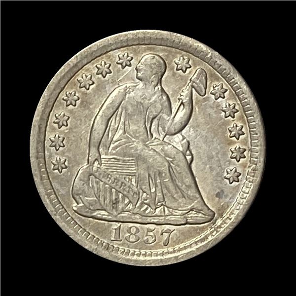 1857-O Silver Half Dime CLOSELY UNCIRCULATED