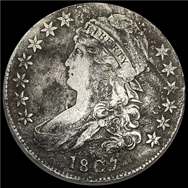 1807 Capped Bust Half Dollar NICELY CIRCULATED