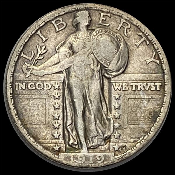 1919 Standing Liberty Quarter LIGHTLY CIRCULATED