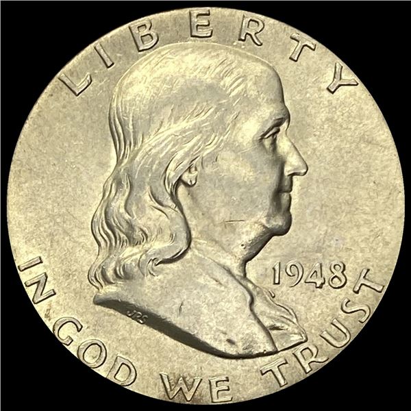 1948 Silver Half Dollar Franklin CLOSELY UNCIRCULATED