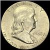 Image 1 : 1948 Silver Half Dollar Franklin CLOSELY UNCIRCULATED