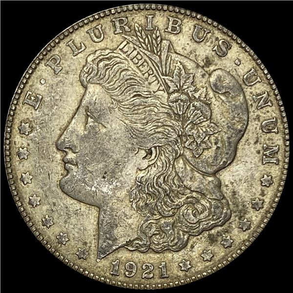 1921-D Silver Morgan Dollar NEARLY UNC
