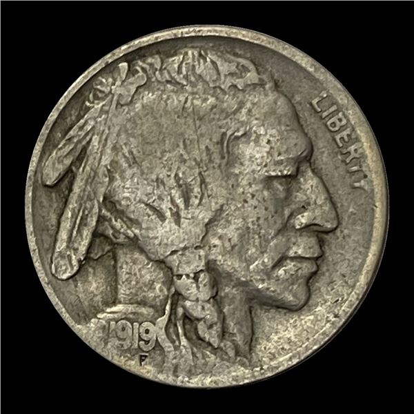 1919-S Buffalo Nickel LIGHTLY CIRC