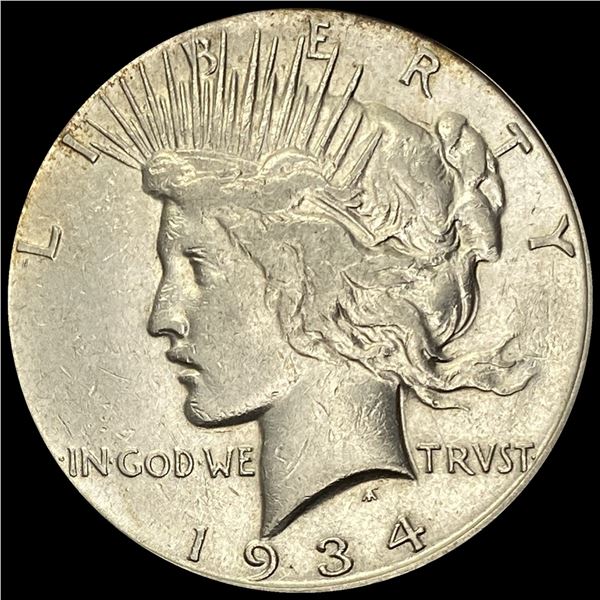 1934-S Silver Peace Dollar CLOSE UNC