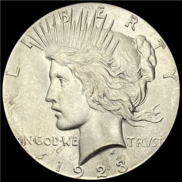 1923 Silver Peace Dollar GEM BU