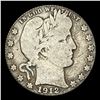 1912-S Silver Barber Quarter NICELY CIRCULATED