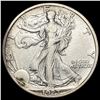 1923-S Walking Liberty Half Dollar NEARLY UNCIRCUL NEARLY UNCIRCULATED