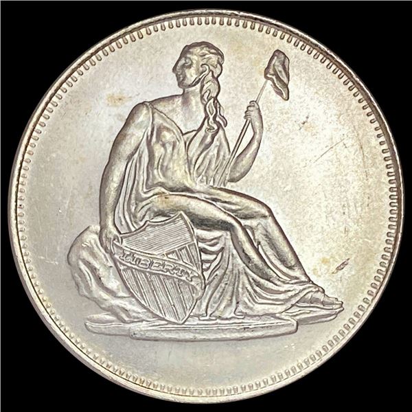 ND Seated Liberty 1oz Silver Medal UNCIRCULATED