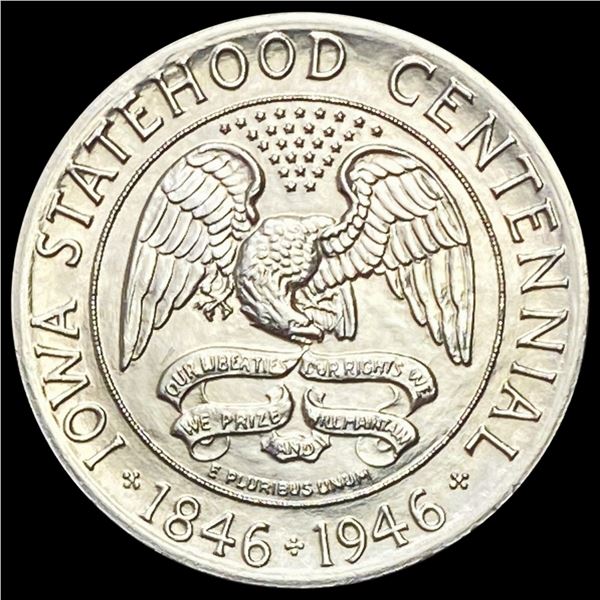 1946 Iowa Half Dollar GEM BU