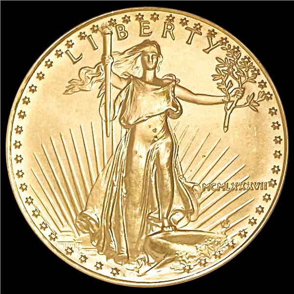1987 US 1/2oz Gold Eagle SUPERB GEM BU