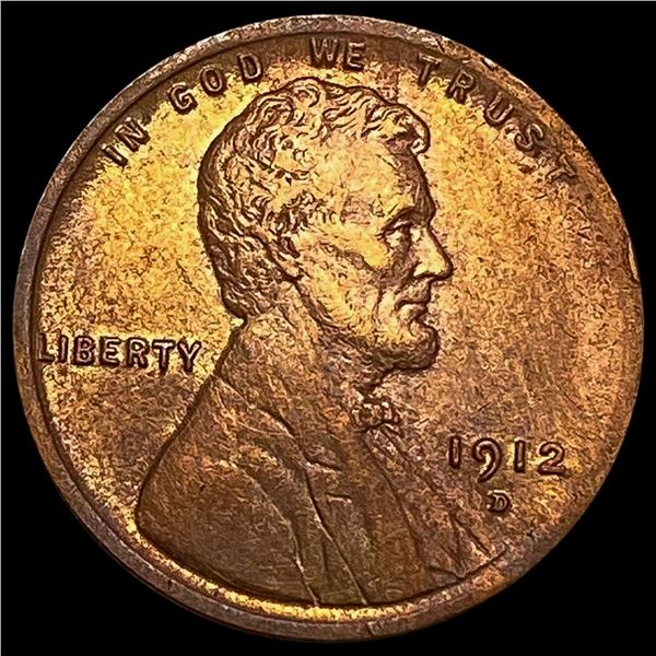 1912-D Lincoln Wheat Cent CLOSELY UNCIRCULATED CLOSELY UNCIRCULATED