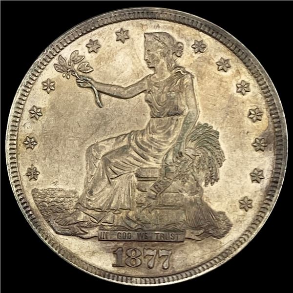 1877 Trade Dollar CLOSELY UNCIRCULATED CLOSELY UNCIRCULATED