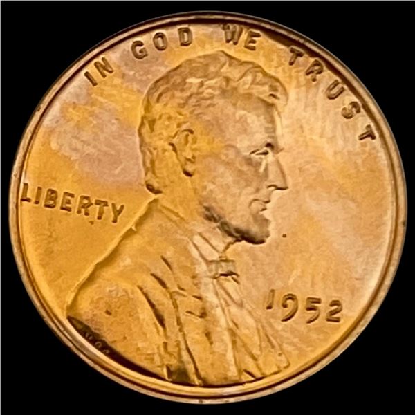 1952 Lincoln Wheat Penny CHOICE PROOF CHOICE PROOF