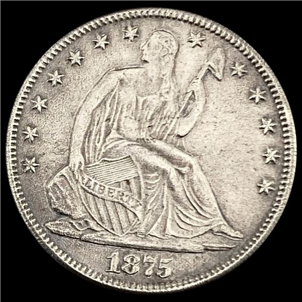 1875 Seated Liberty Half Dollar HIGH GRADE HIGH GRADE