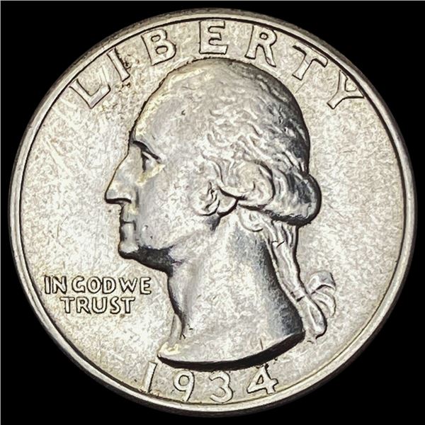 1934-D Washington Quarter CLOSELY UNCIRCULATED CLOSELY UNCIRCULATED