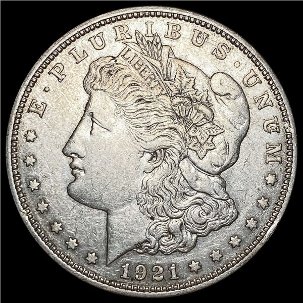 1921-D Morgan Silver Dollar CLOSE UNC