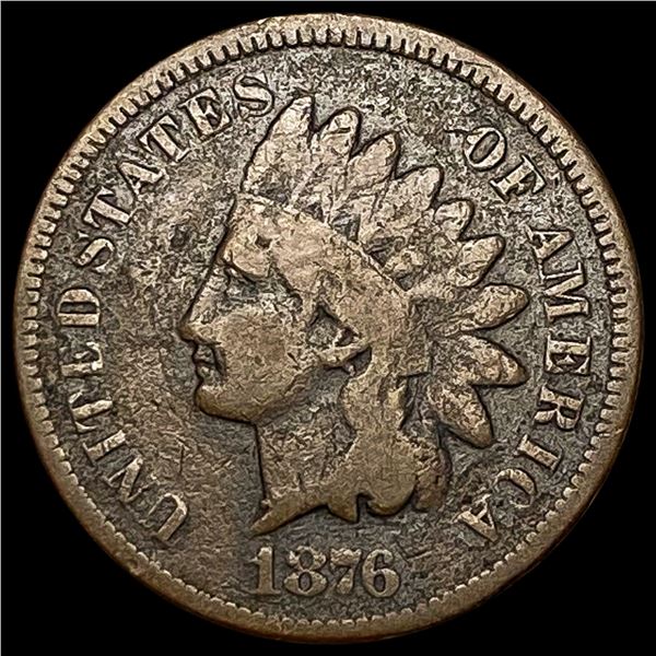 1876 Indian Head Cent NICELY CIRCULATED NICELY CIRCULATED