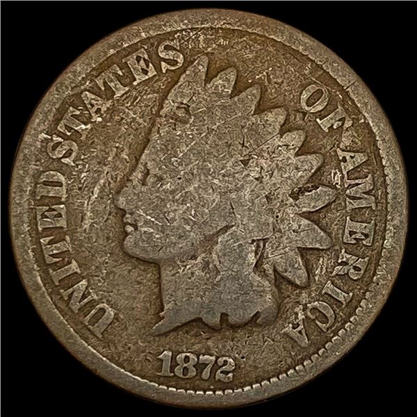1872 Indian Head Cent NICELY CIRCULATED NICELY CIRCULATED