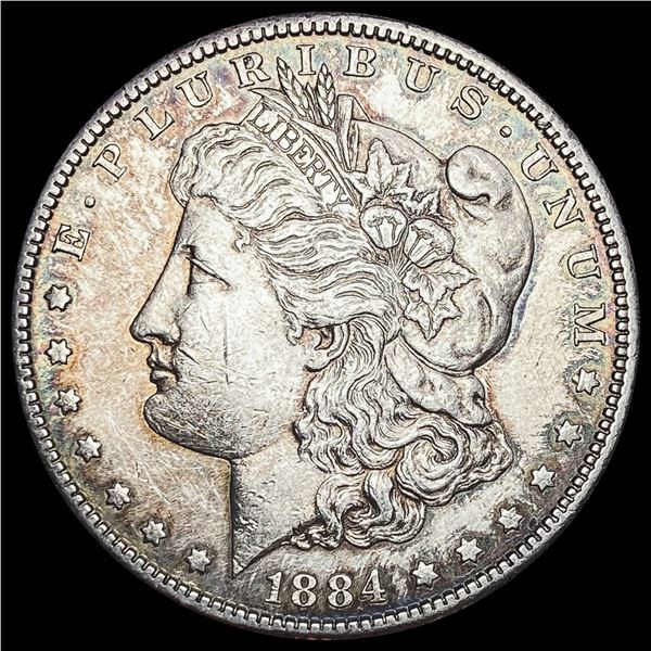 1884-S Morgan Silver Dollar CLOSELY UNCIRCULATED CLOSELY UNCIRCULATED