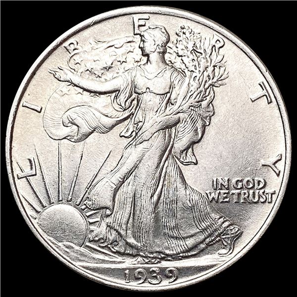 1939 Walking Liberty Half Dollar LIGHTLY CIRCULATED