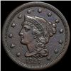 1857 Braided Hair Large Cent CLOSELY UNCIRCULATED