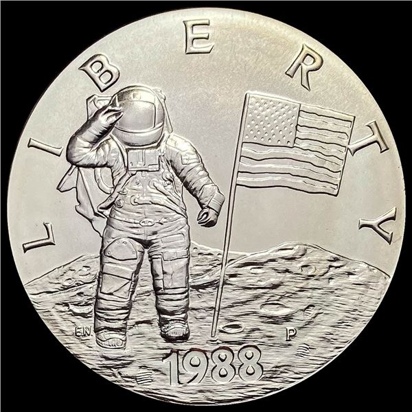 1988-P Silver Dollar Young Astronauts Commemorative GEM BU