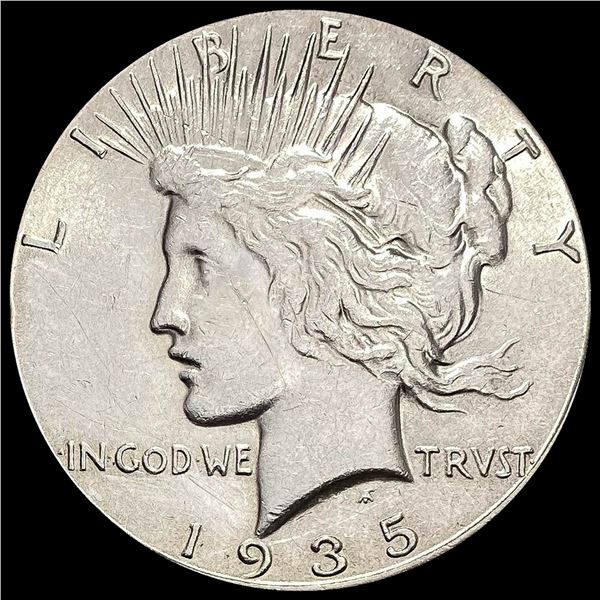 1935-S Silver Peace Dollar UNC